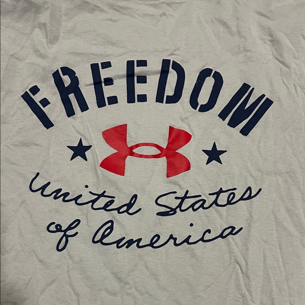 Under Armour Men's Gray Freedom Tee